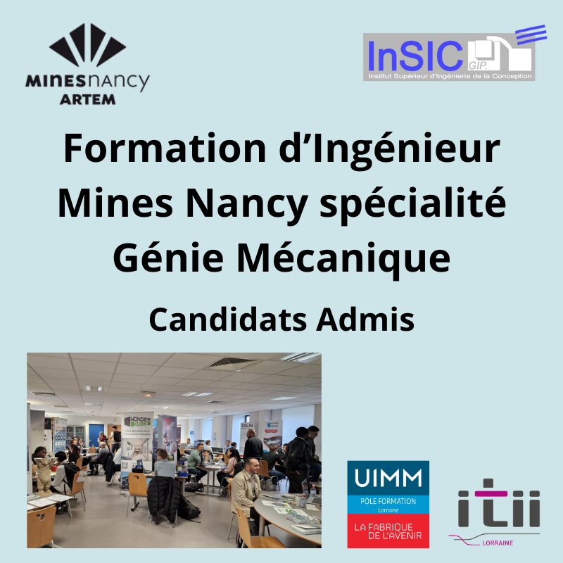 Formation d'ingénieur Mines Nancy / Candidats admis